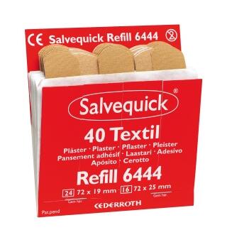 Plaster SALVEQUICK tekstil refill (40) Cederroth